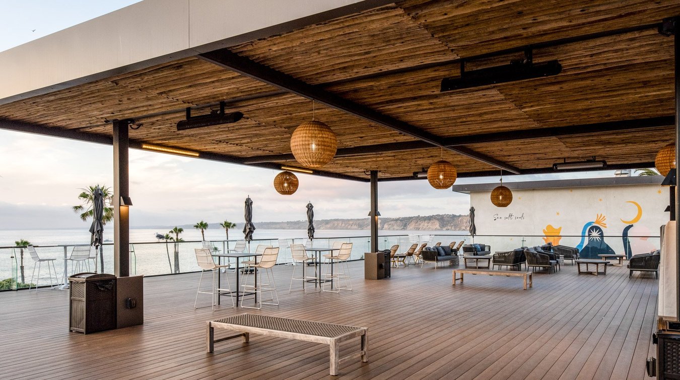 La Jolla Cove Rooftop Events, Stunning Ocean Views CA